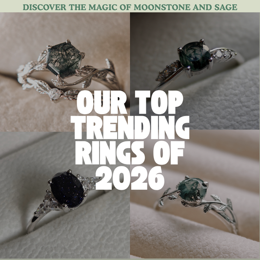 Ring Trends 2026: The Nature-Inspired Styles Everyone's Loving Moonstone & Sage
