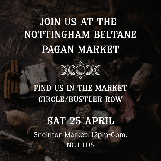 Join Us at the Nottingham Beltane Pagan Market 🌿✨ Moonstone & Sage