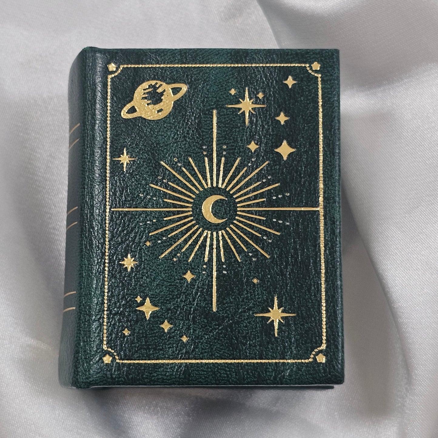 Forest Glade Moss Agate Ring | Kite Cut 925 Sterling Silver